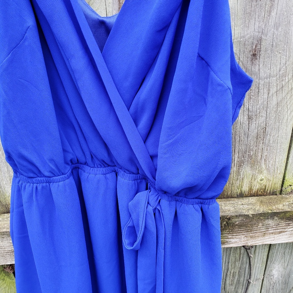 Blue Cocktail Dress - Picture 2 of 3
